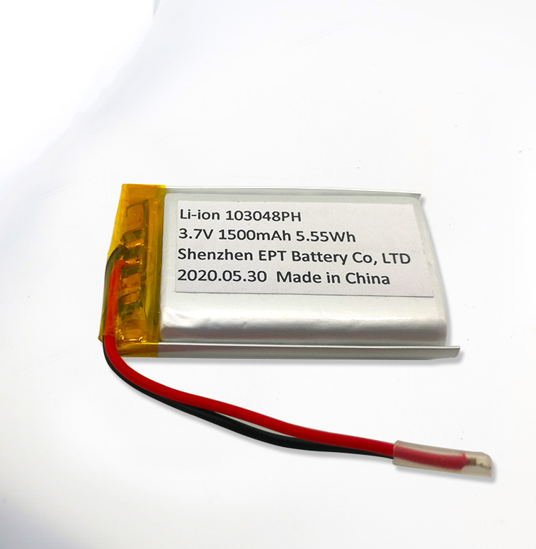 3.7V 103048 1500mAh 眼部按摩儀聚合物鋰電池 3.7V 103048 1500mAh 眼部按摩儀聚合物鋰電池
