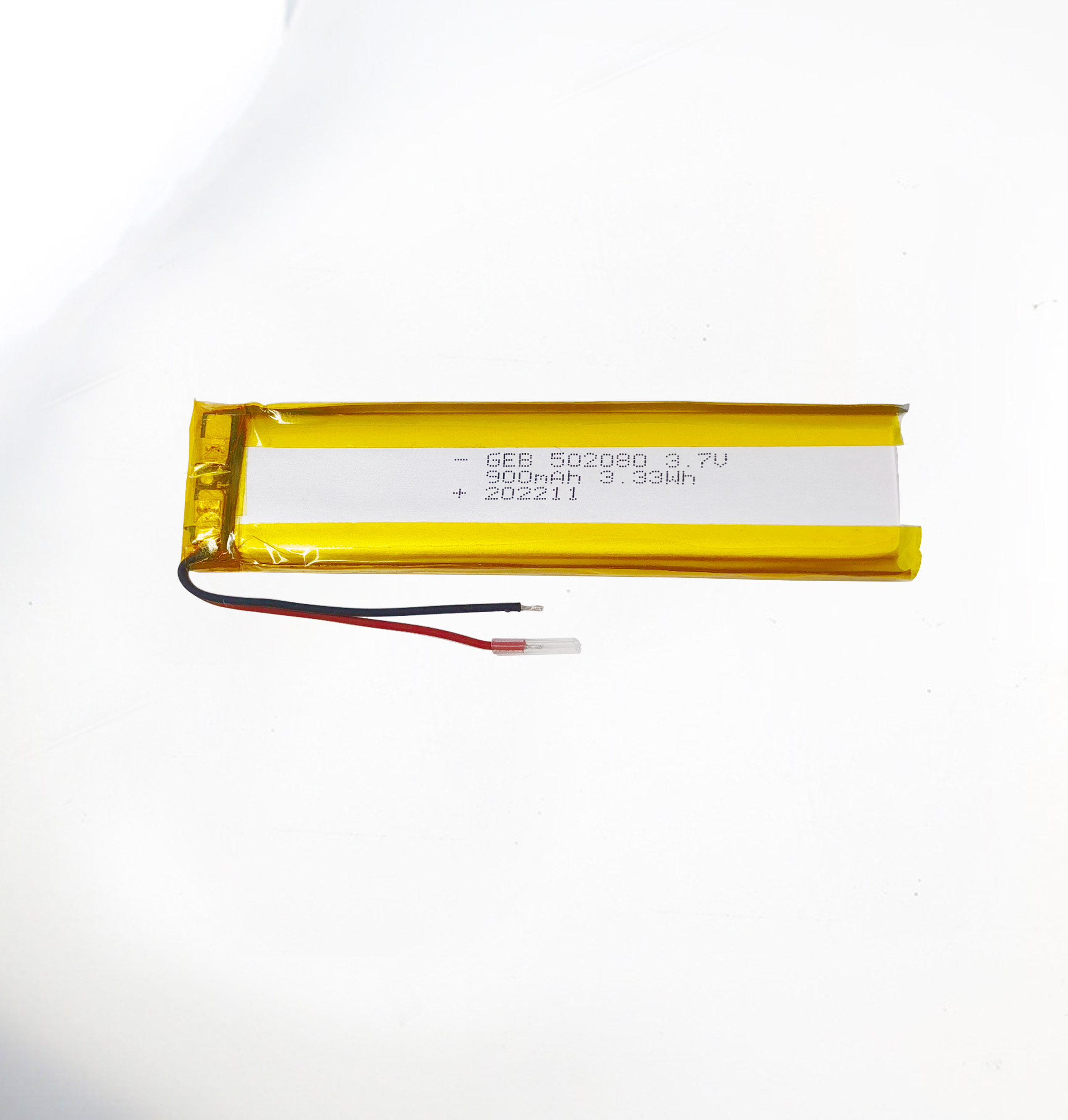 3.7V 502080 900mAh 剃毛器聚合物鋰電池(單體加板加線) 3.7V 502080 900mAh 剃毛器聚合物鋰電池(單體加板加線)