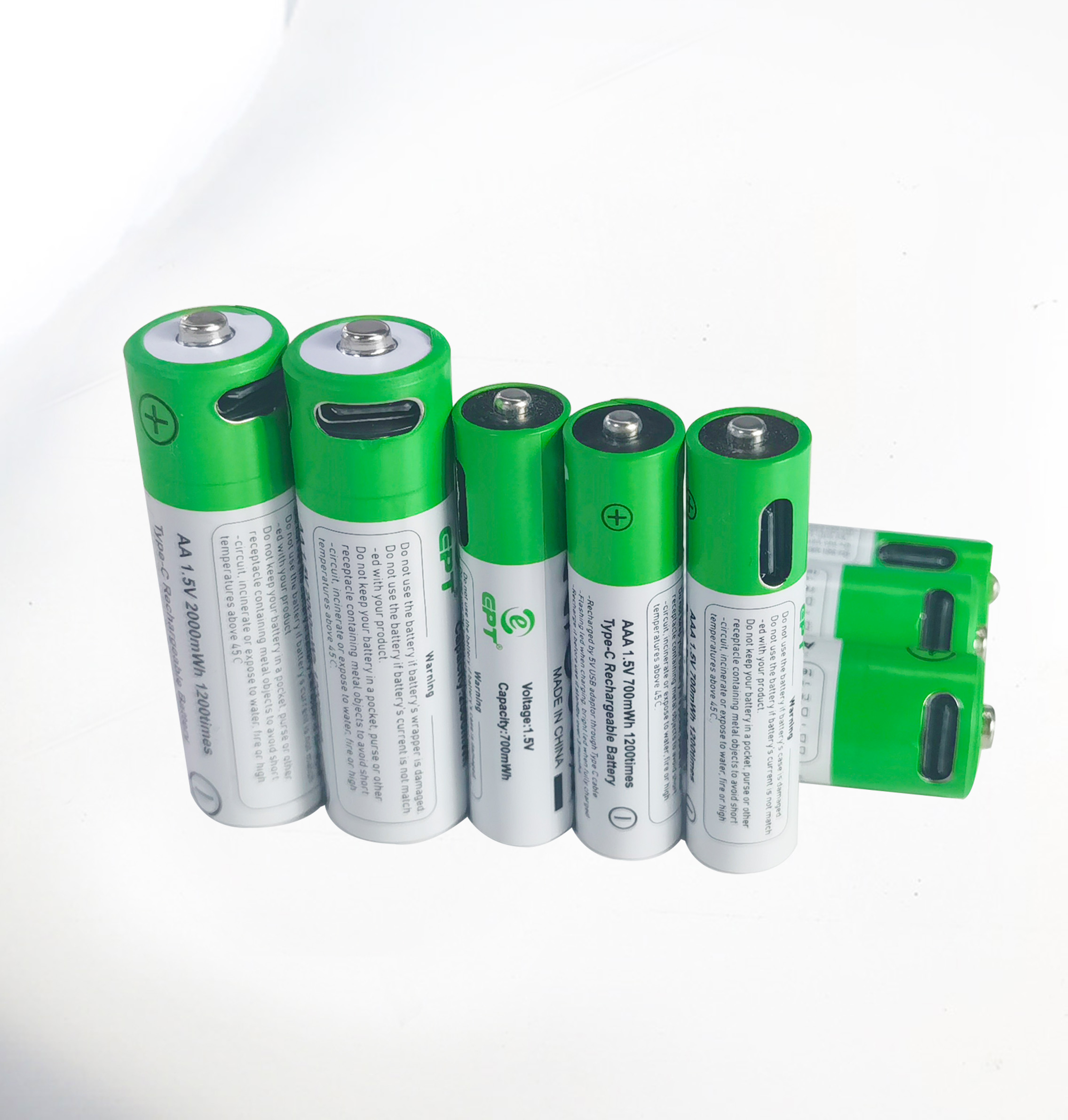 1.5V 2600mWh AA AAA 5號(hào)7號(hào)帶Type-c口充電 1.5V 2600mWh AA AAA 5號(hào)7號(hào)帶Type-c口充電